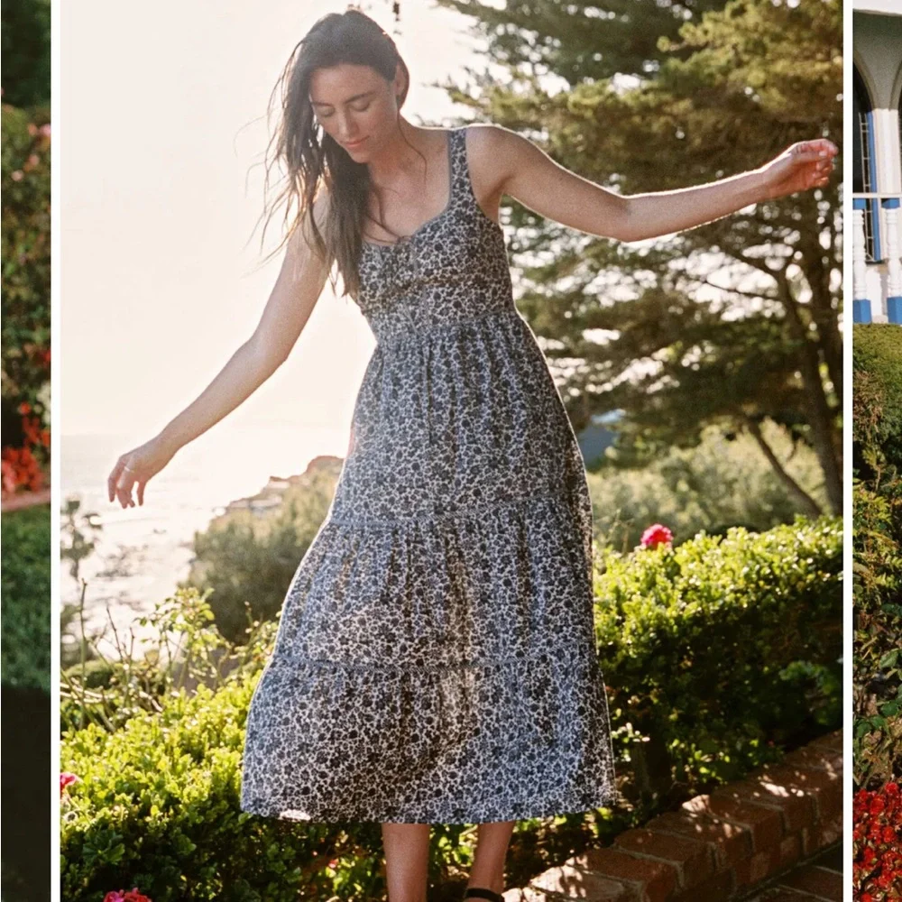 Christy Dawn Adele Dress in Daisy Black - Picture 3 of 10